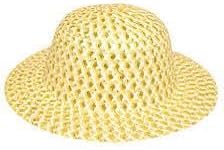 labreeze Children’s Easter Bonnet Hat – Kids’ Fancy Dress Spring Hat for Easter Parade, School Competitions & Holiday Celebrations – Classic Straw Bonnet with Decorations