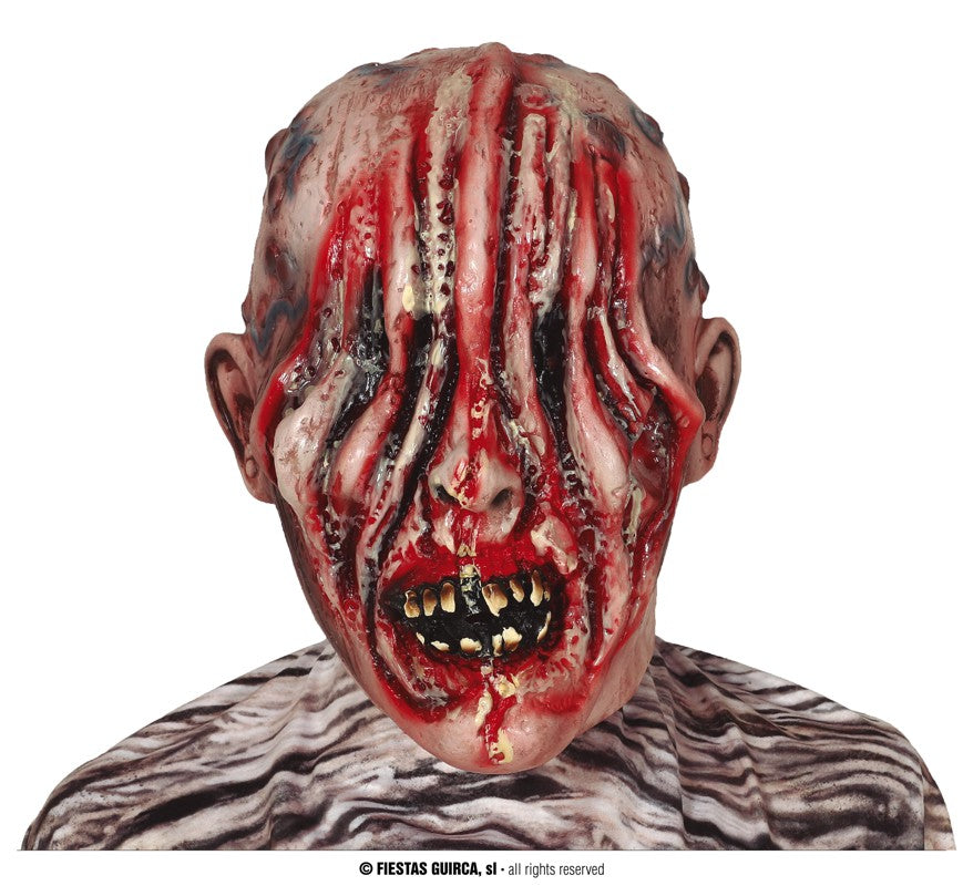 LATEX EYELESS ZOMBIE MASK