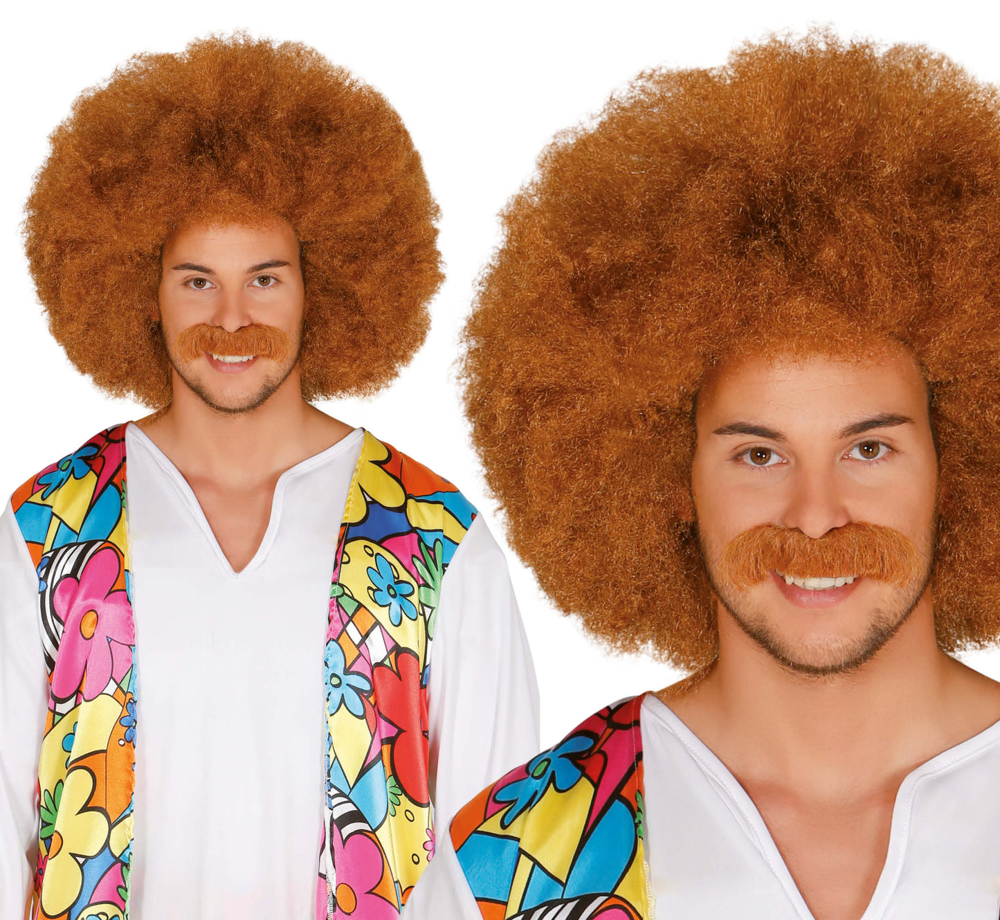 EXTRA BROWN AFRO WIG