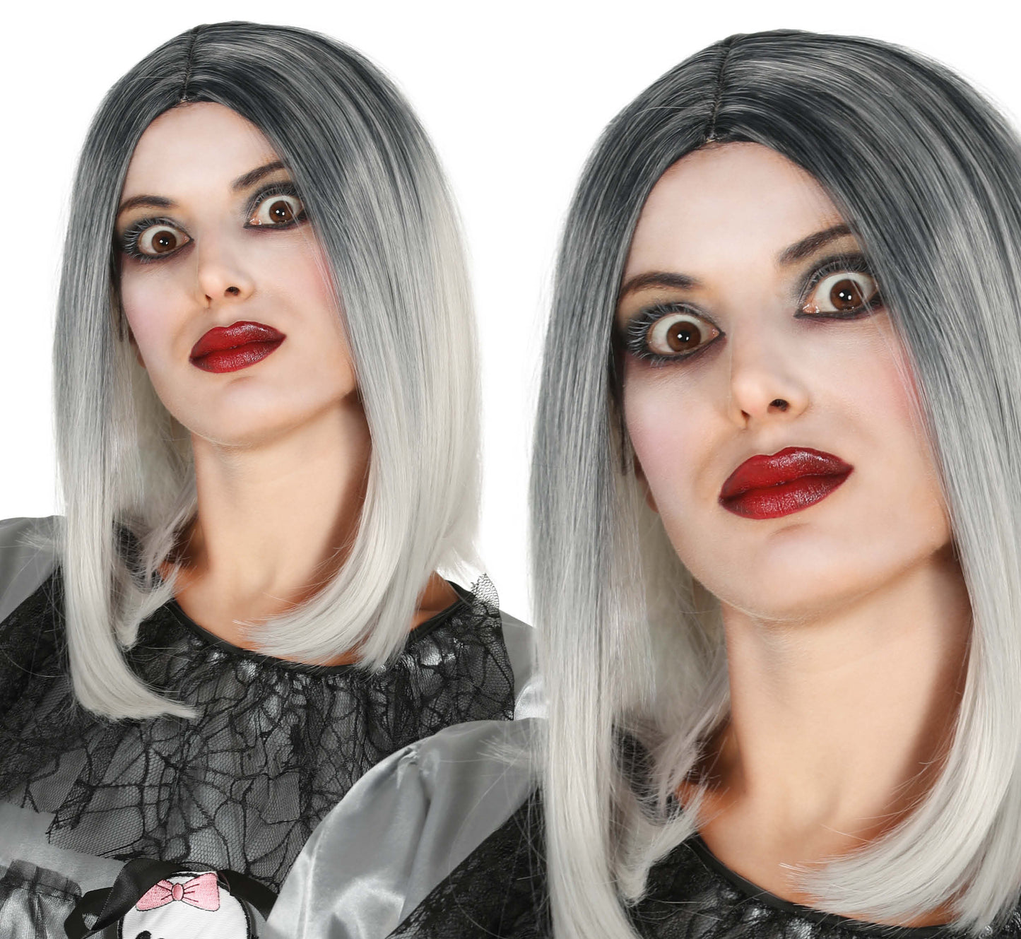 LONG BLACK-WHITE HQ BOB IN BOX