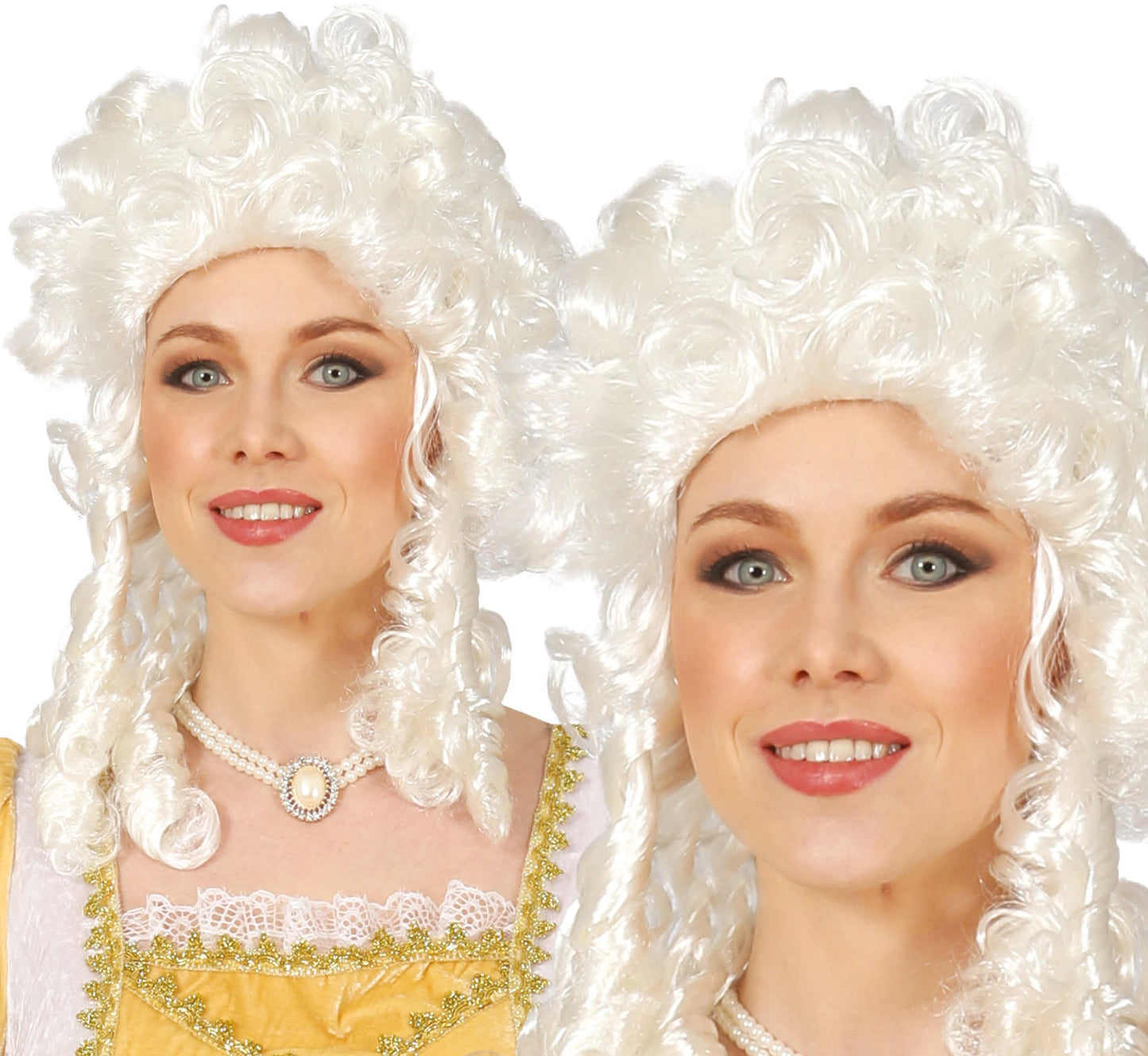 WHITE MARCHIONESS WIG IN BOX - Labreeze Ltd