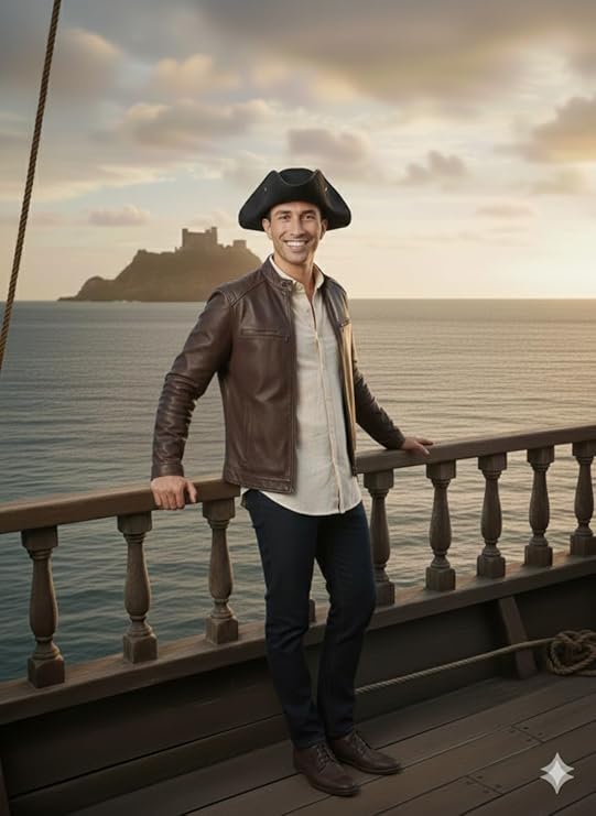 labreeze Black Pirate Tricorn Hat – Adult Wool Felt Three-Corner Hat