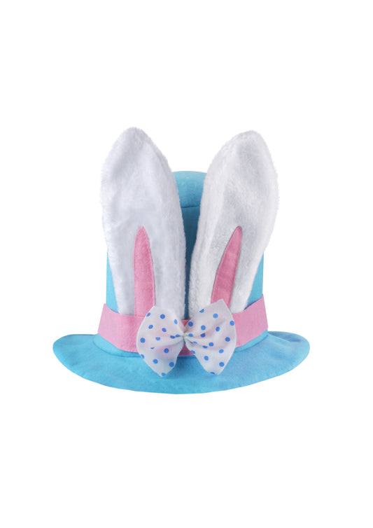 Children's Easter Bunny Top Hat - Adorable Rabbit Ear Headwear for Kids' Easter Celebrations