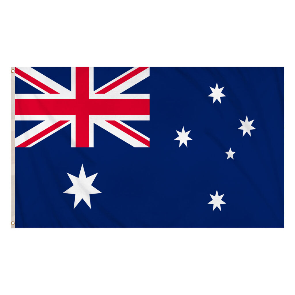 Australia Flag 5ft x 3ft – Australian Polyester National Flag with Metal Eyelets - Labreeze Ltd