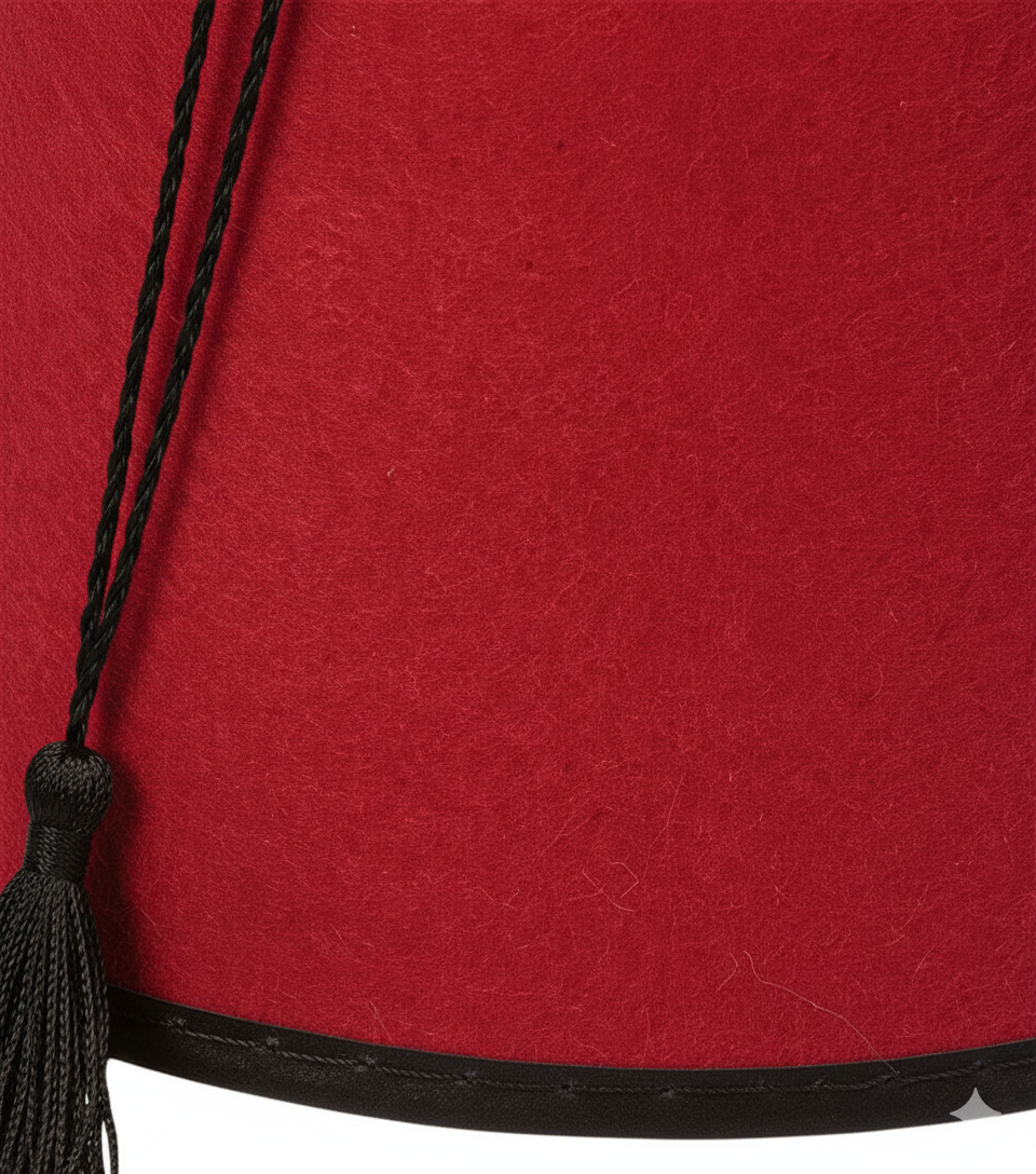 Red Fez Hat – Classic Fancy Dress Costume Accessory