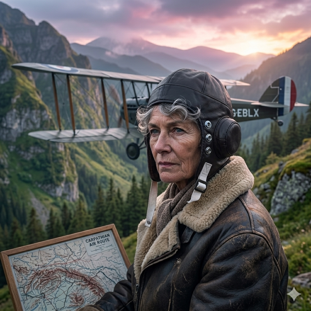 Biggles Pilot Hat – Classic Aviator Style Leather-Look Fancy Dress Cap for Adults