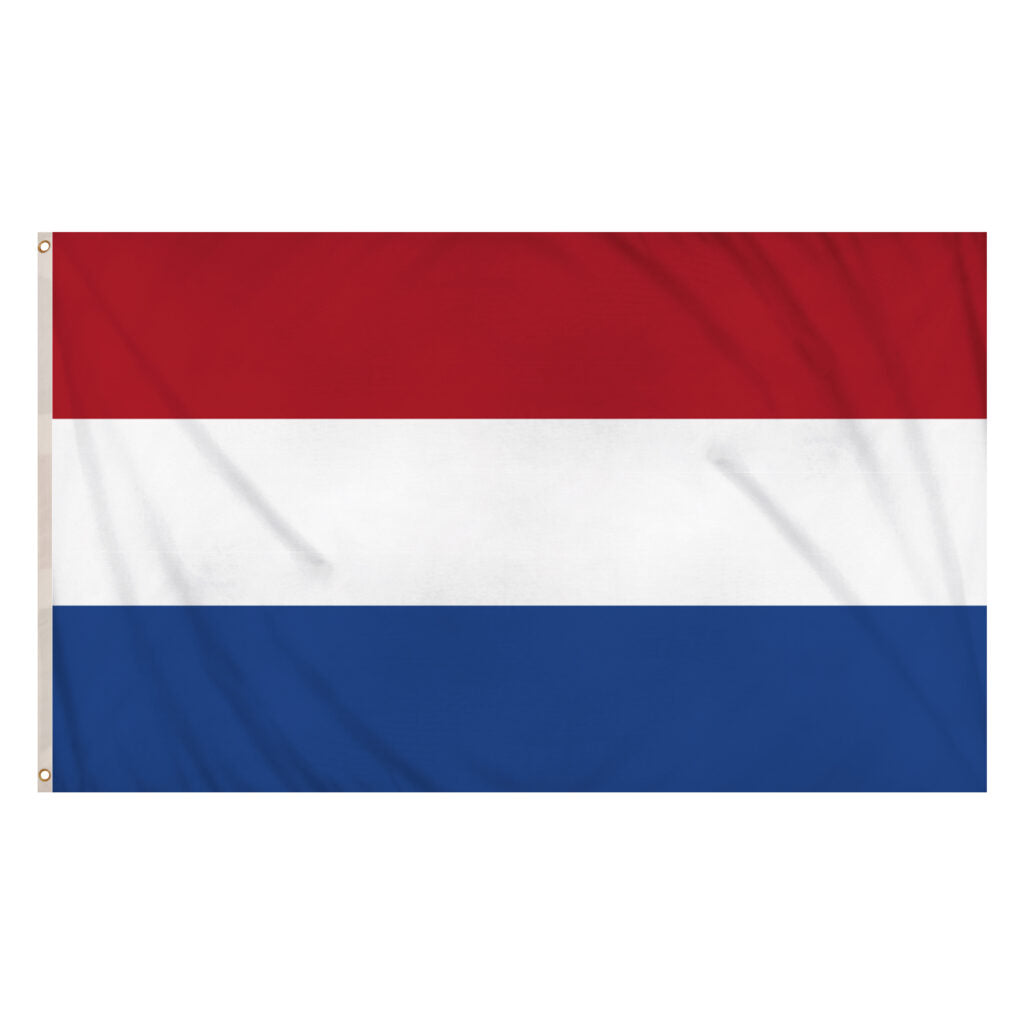 labreeze Netherlands Flag 5ft x 3ft – Dutch Red White Blue Tricolour Polyester Flag - Labreeze Ltd