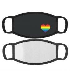 Rainbow LGBT Gay Pride Face Mask for Adults – Reusable, Breathable & Washable Fabric Face Covering for Festivals, Parades, and Everyday Wear