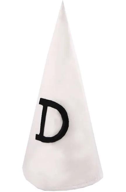 labreeze Mens Dunce Hat – Adult Cone Hat with DUNCE Print – Funny Fancy Dress Headwear for Retro School Costume, Book Day, Teacher Outfit, Comedy Skits and Parties