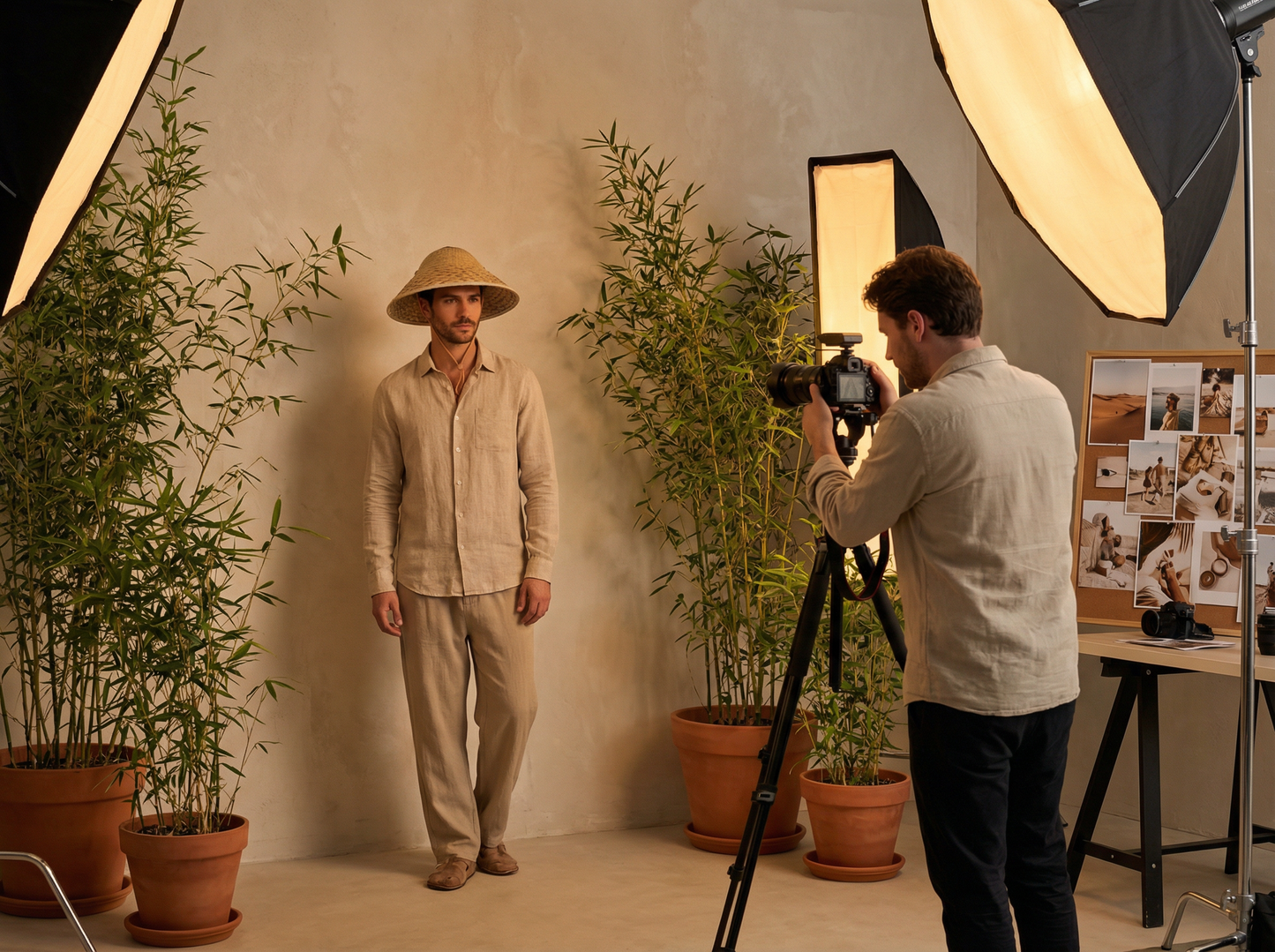 Asian Conical Straw Hat - lifestyle image 6