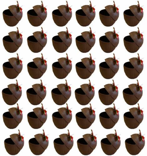 Brown Coconut Cup with Flower Straw Hawaiian Hula Tropical Beach Party Decor - Labreeze