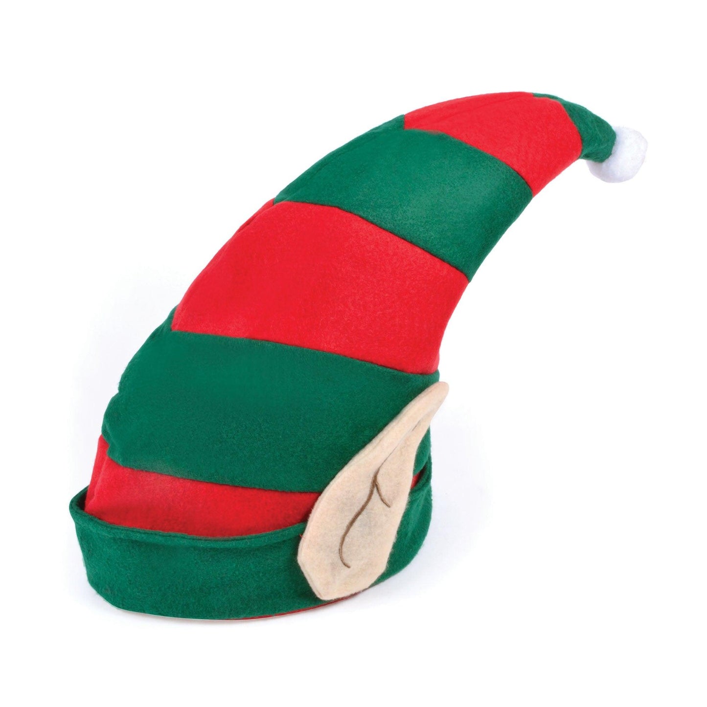 Elf Hat With Ears Xmas Santa Helper Fancy Dress Christmas Accessory - Labreeze