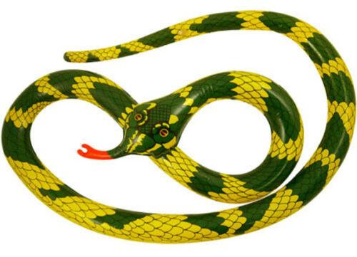Inflatable Snake 30cm Long Blow up Toy Jungle Animal Fancy Dress Accessory - Labreeze