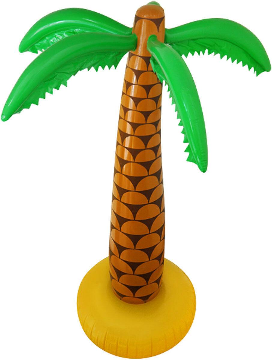 Large Inflatable Palm Tree 168cm Luau Hawaiian Tropical Blow Up Party Decoration - Labreeze