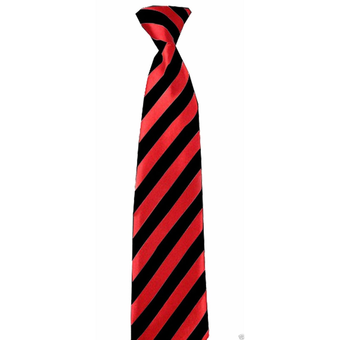 Men’s Boys Skinny Solid Color Slim stripped Satin Tie Necktie - Labreeze