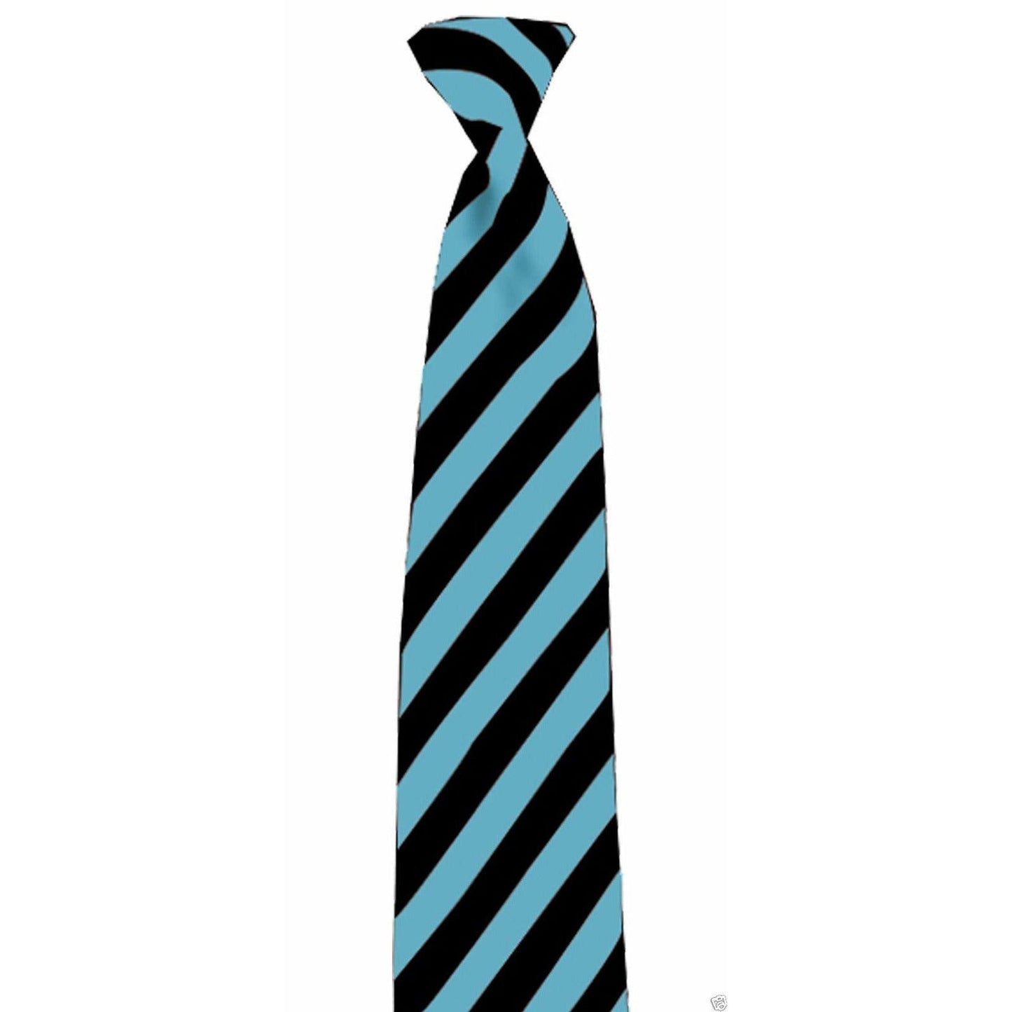Men’s Boys Skinny Solid Color Slim stripped Satin Tie Necktie - Labreeze