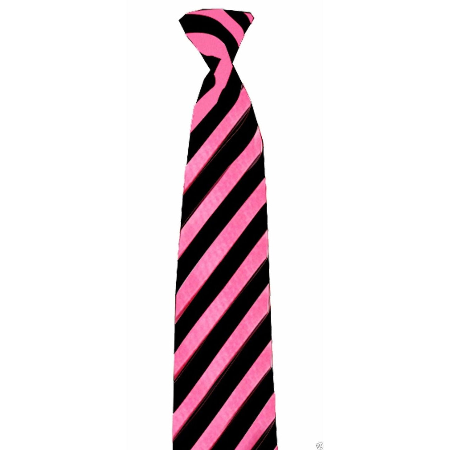 Men’s Boys Skinny Solid Color Slim stripped Satin Tie Necktie - Labreeze
