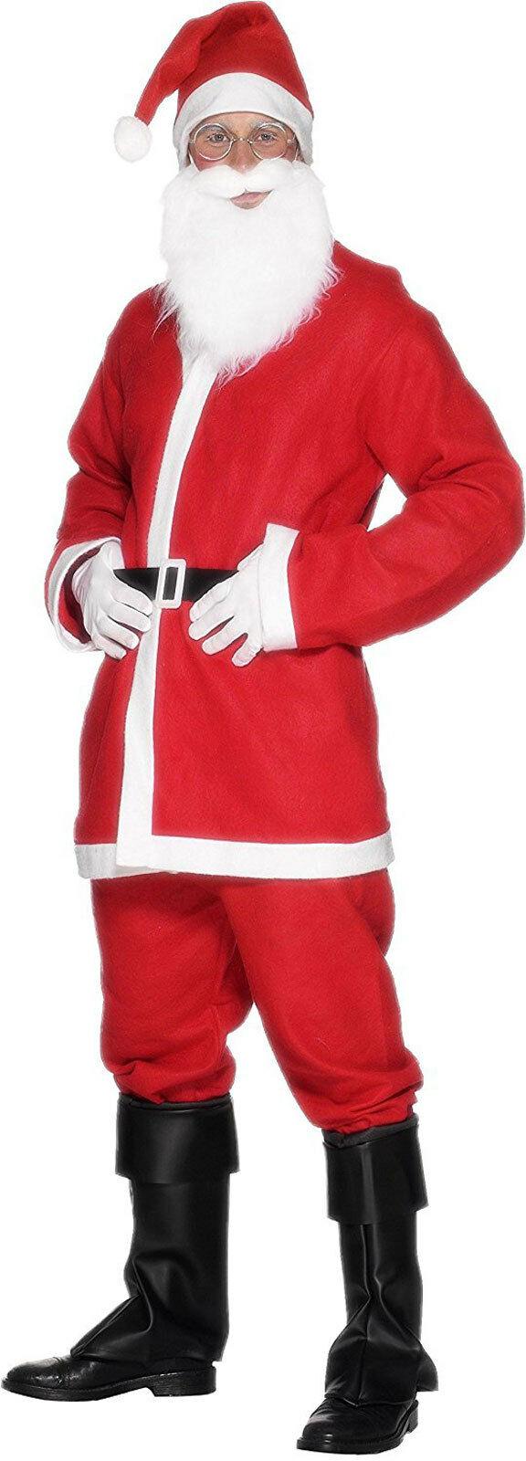 Men's Christmas Santa Clause Deluxe Suit Father Xmas Fancy Dress Outfi Labreeze Ltd Men's Christmas Santa Clause Deluxe Suit Father Xmas Fancy Dress Outfi Labreeze Ltd