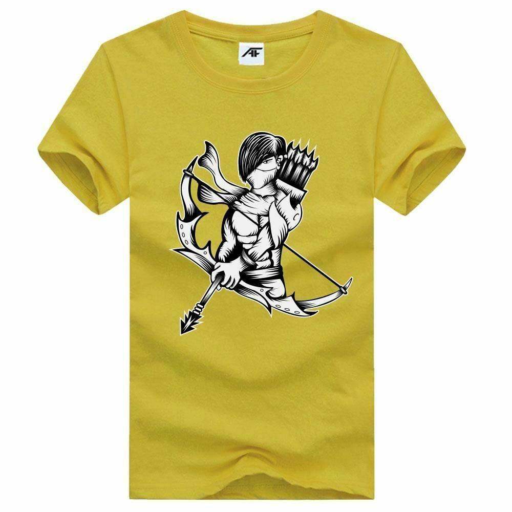 Men’s Hero Marksman Printed Graphic T-Shirt Boys Short Sleeve Cotton Top - Labreeze