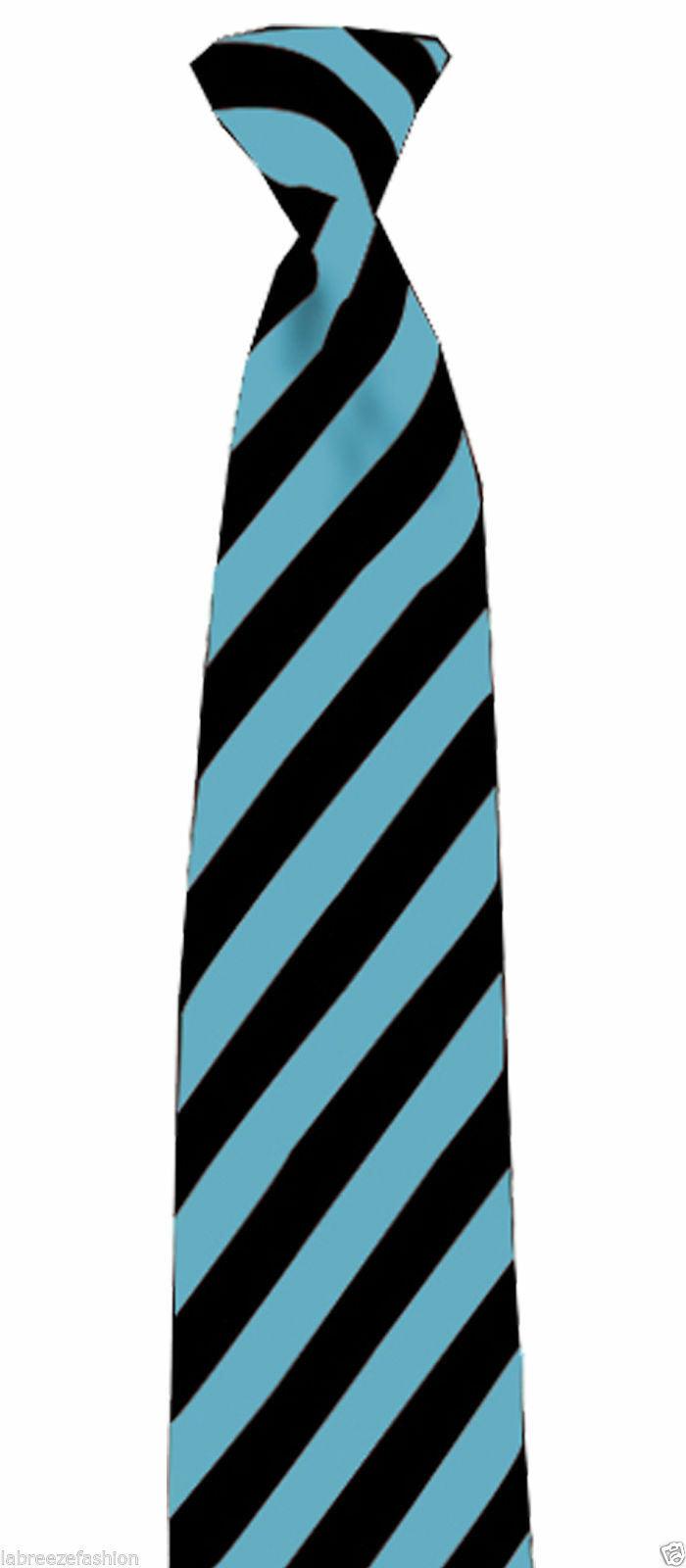 Men’s Solid Color stripped & Stripe Satin Slim Skinny Tie Necktie - Labreeze
