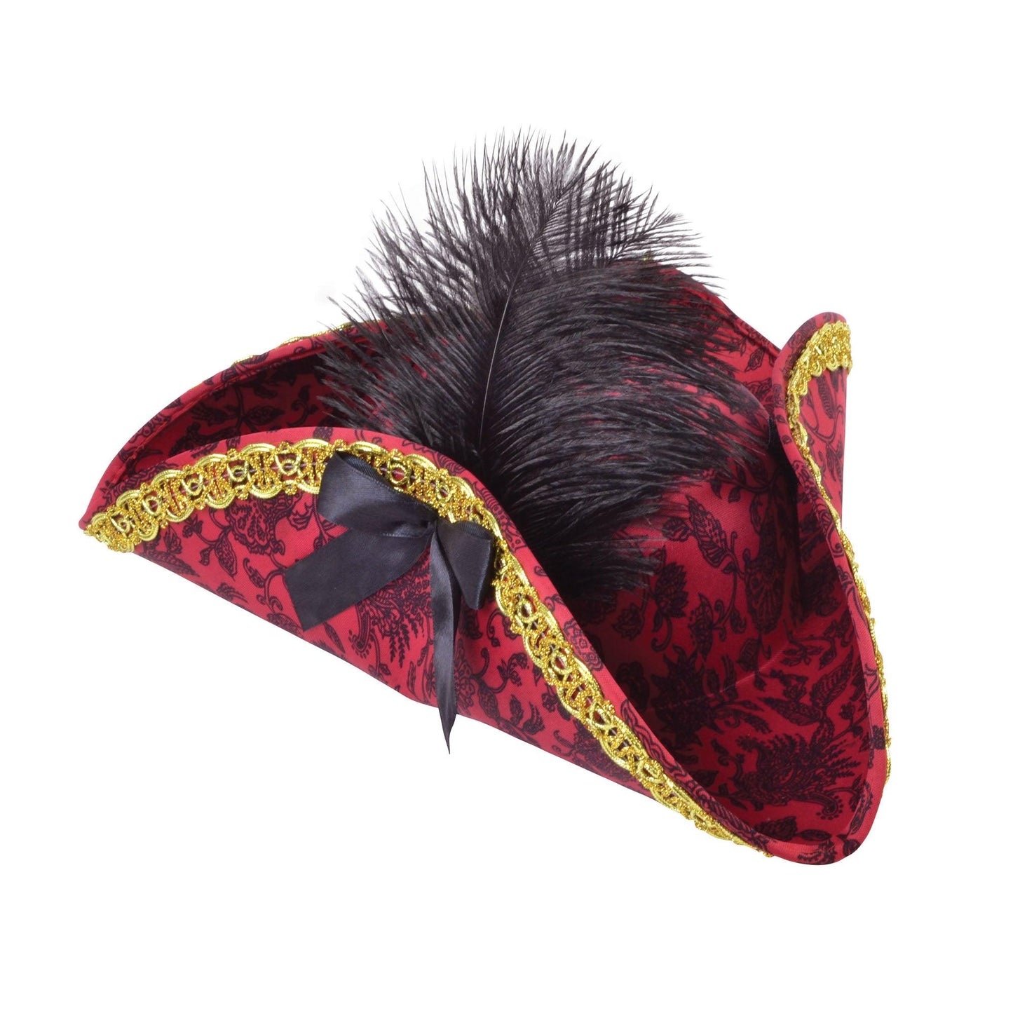 Red Pirate Tricorn (Ladies) - Labreeze