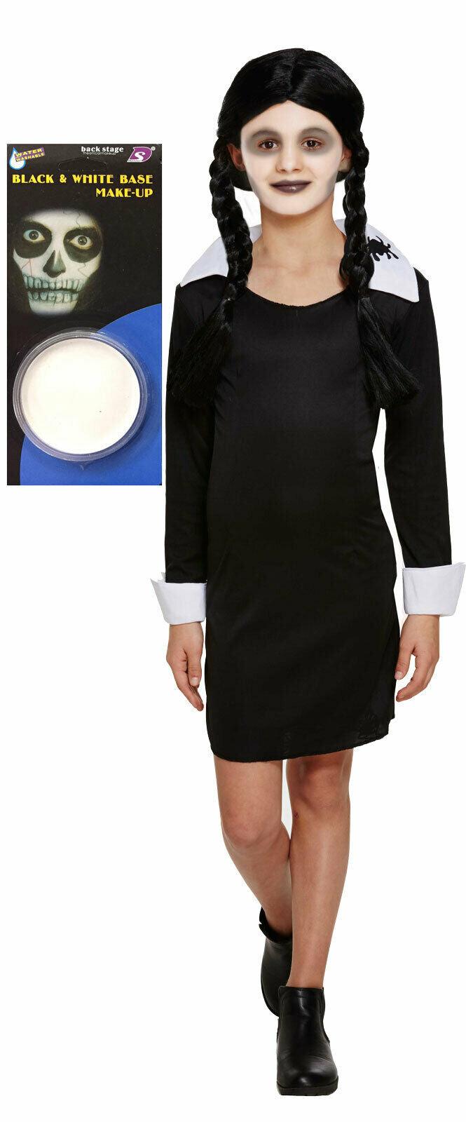 Scary Daughter Costume Face Paint Base Make Up Halloween Kids Horror Fancy Dress - Labreeze