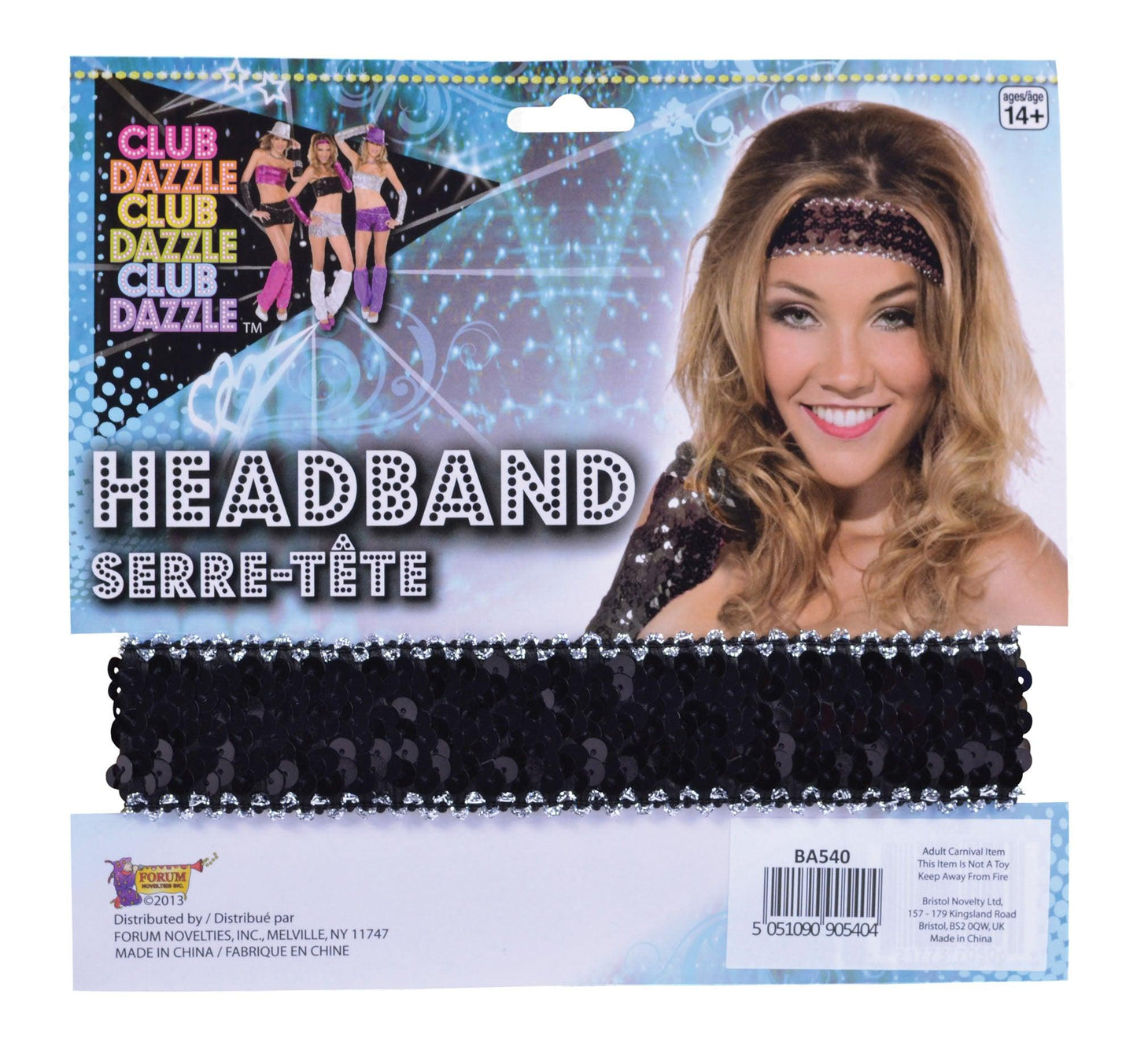 Sequin Headband Black - Labreeze