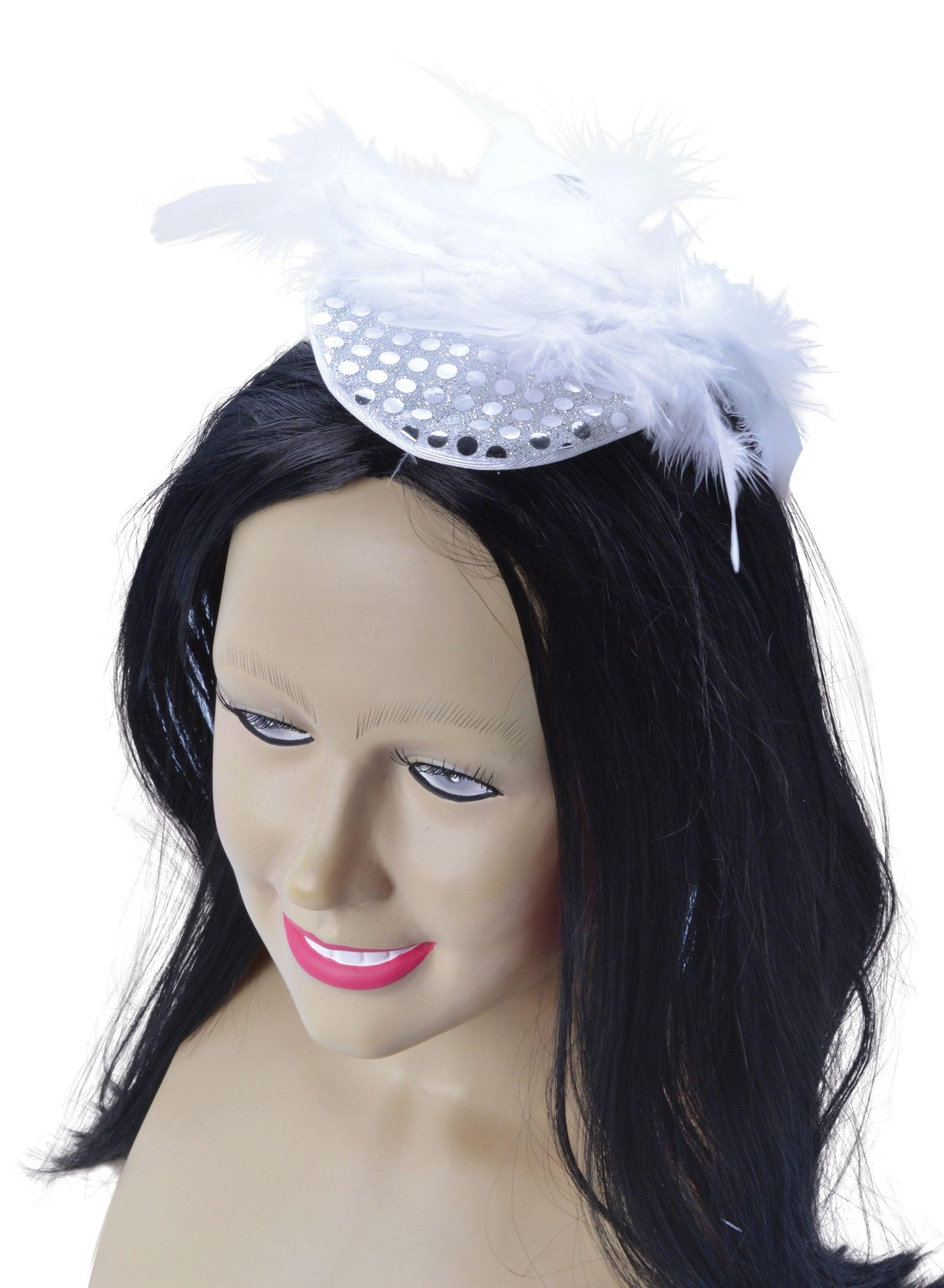 Silver Gangster Moll Hat - Labreeze