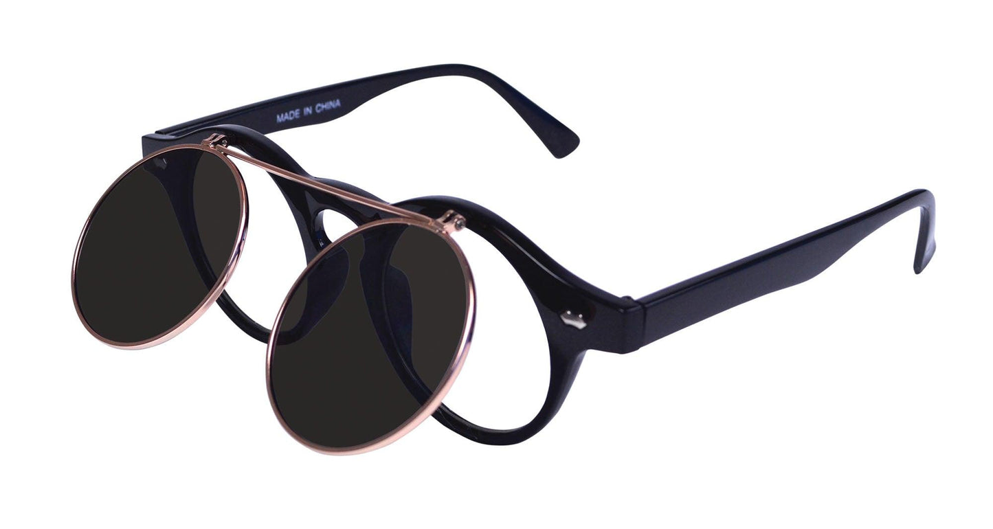 Steampunk Flip Up Glasses - Labreeze