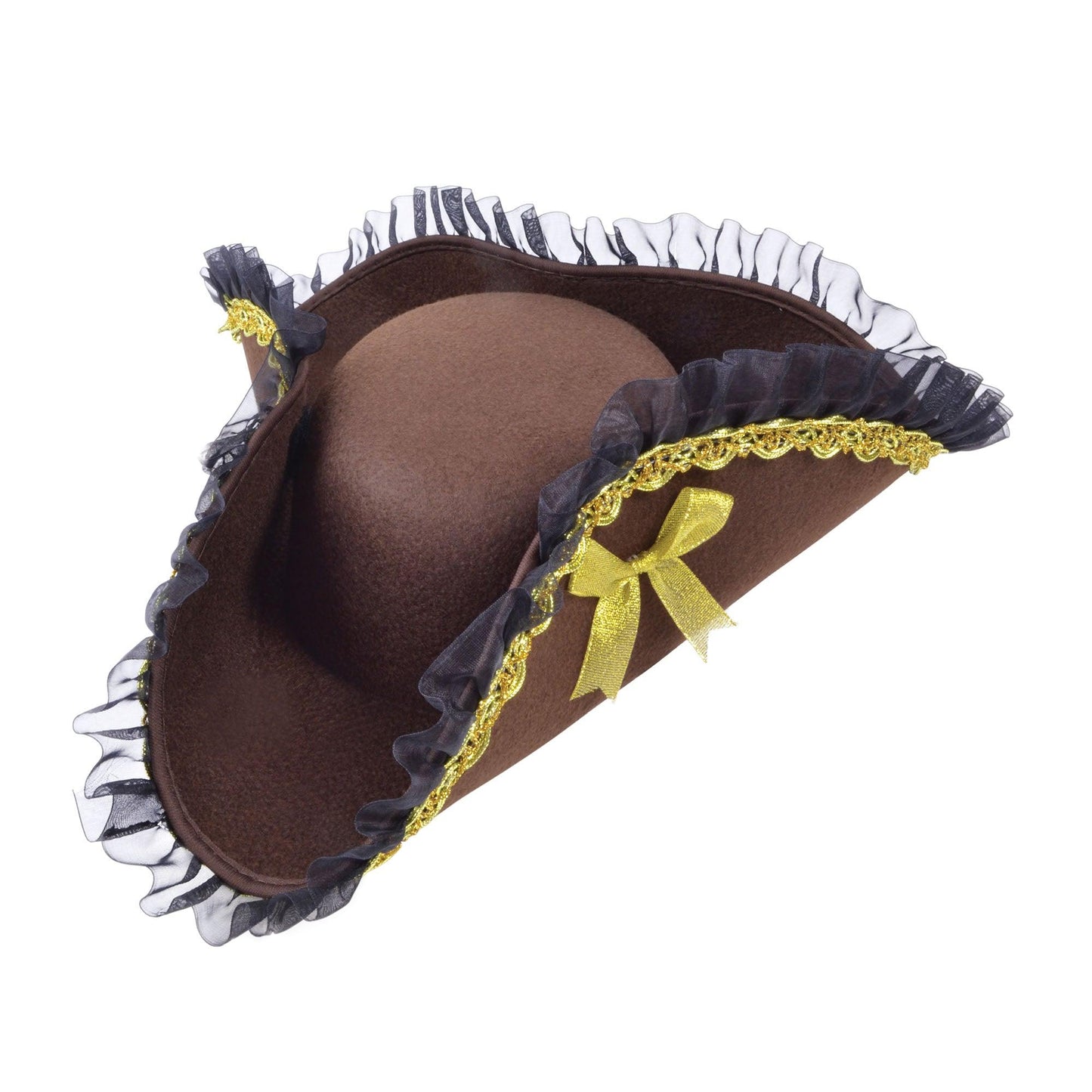 Tricorn Hat Brown (Pirate Lady) - Labreeze