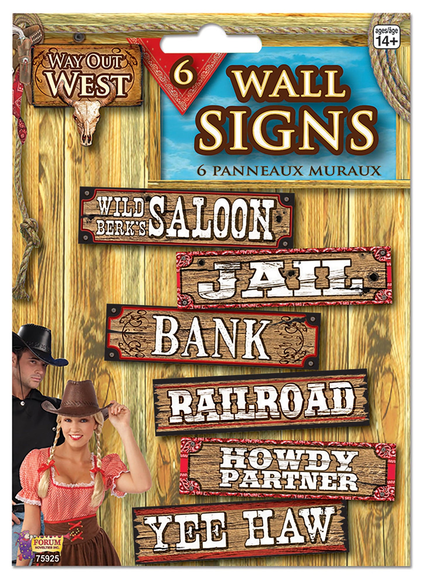 Way Out West Signs - Labreeze