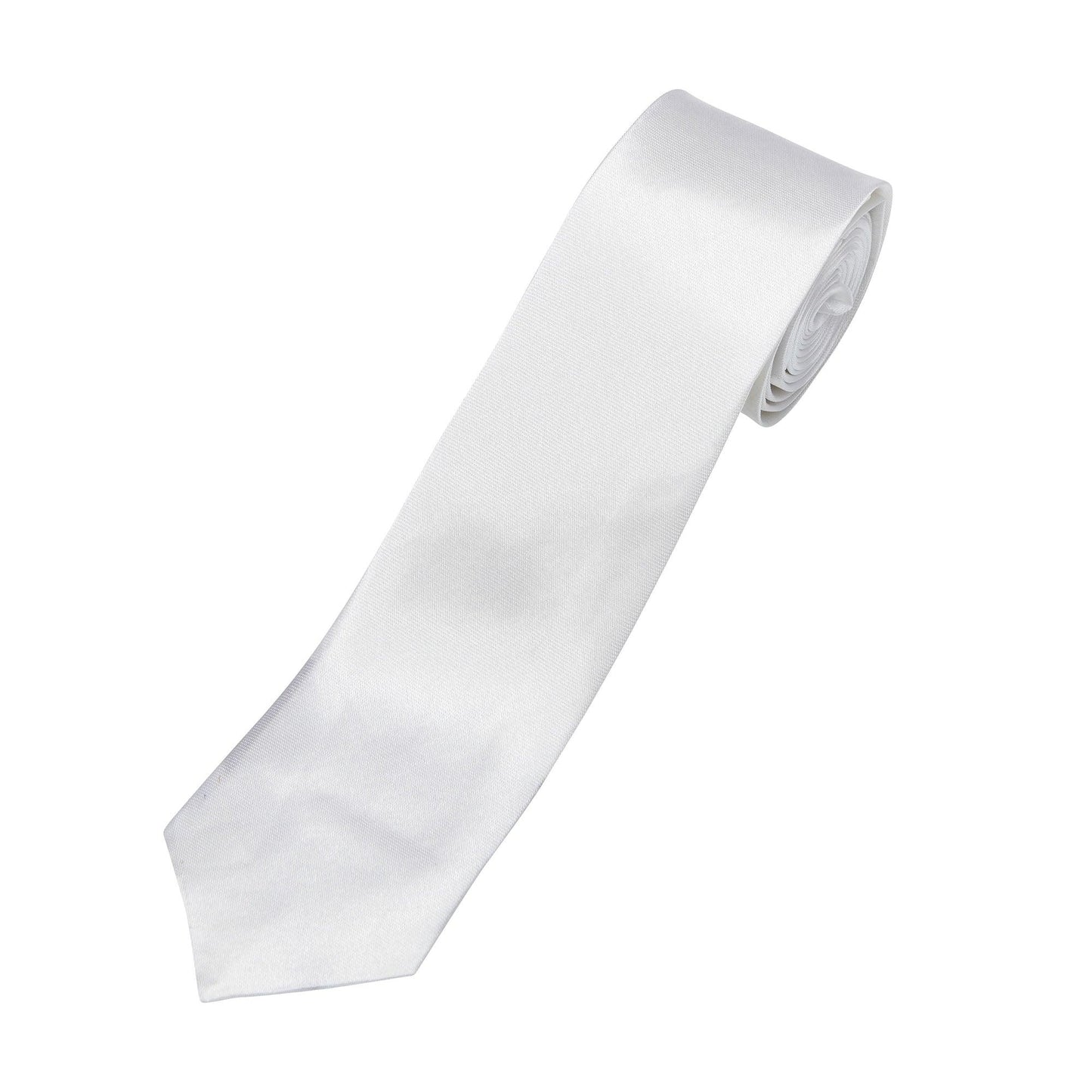 White Skinny Tie - Labreeze