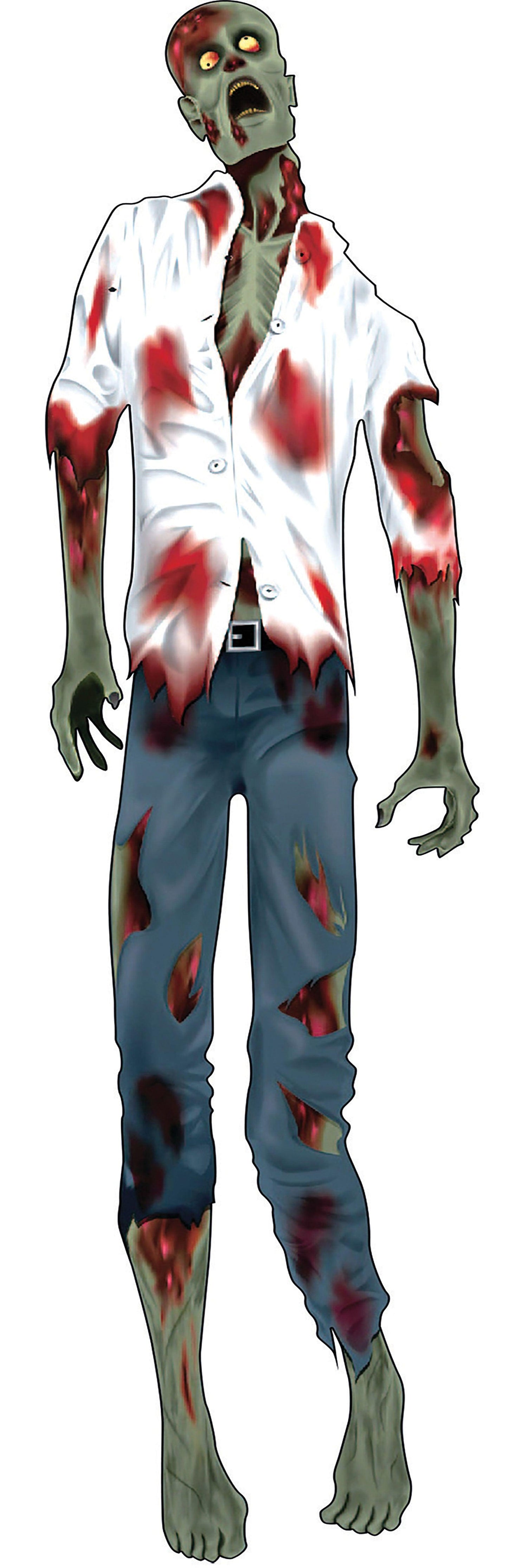 Zombie Cut Out Card Decoration - Labreeze