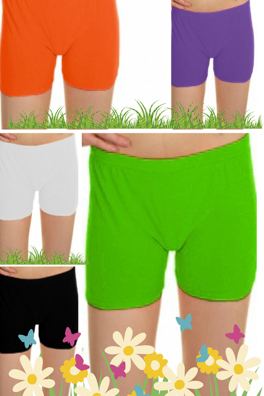Girls Microfiber Hot Pants - Trendy and Comfortable Summer Style