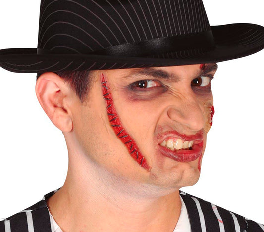 SEAMED SCAR LATEX WITH LIQUID GLUE