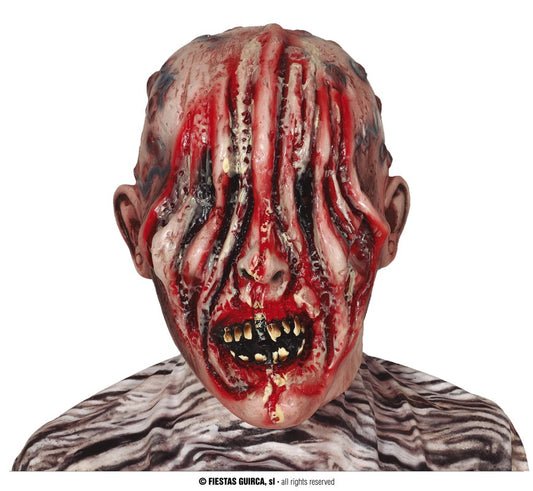 LATEX EYELESS ZOMBIE MASK