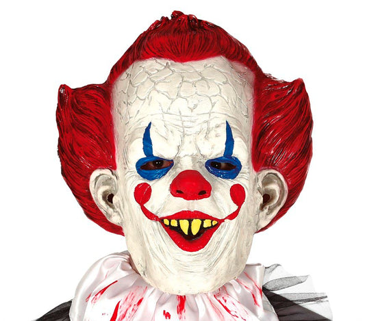 LATEX SYNISTER CLOWN MASK