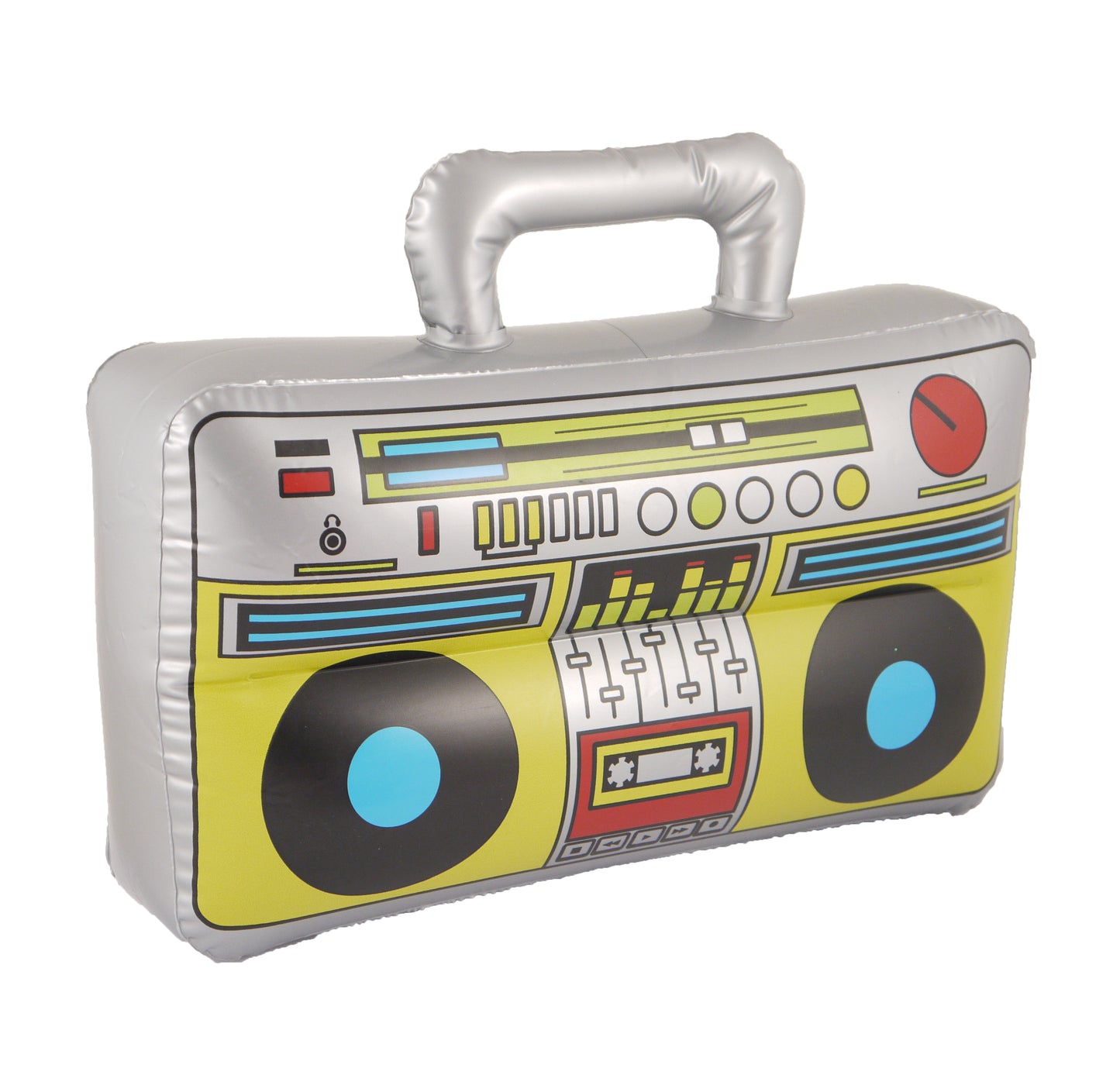 Yellow Giant Sunglasses Inflatable Multicolour Beach Ball & Boom Box Hawaiian Beach Summer Pool Party Set