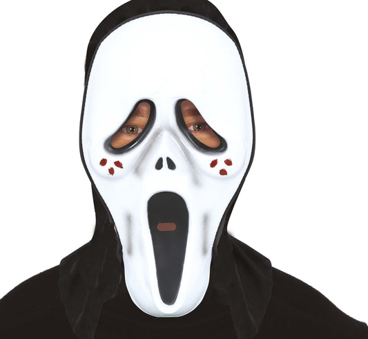 MURDERER MASK WITH HOOD PVC - Labreeze Ltd