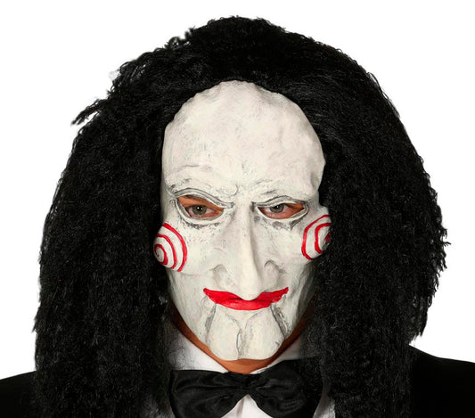 PUPPET WITH HAIR MASK LATEX