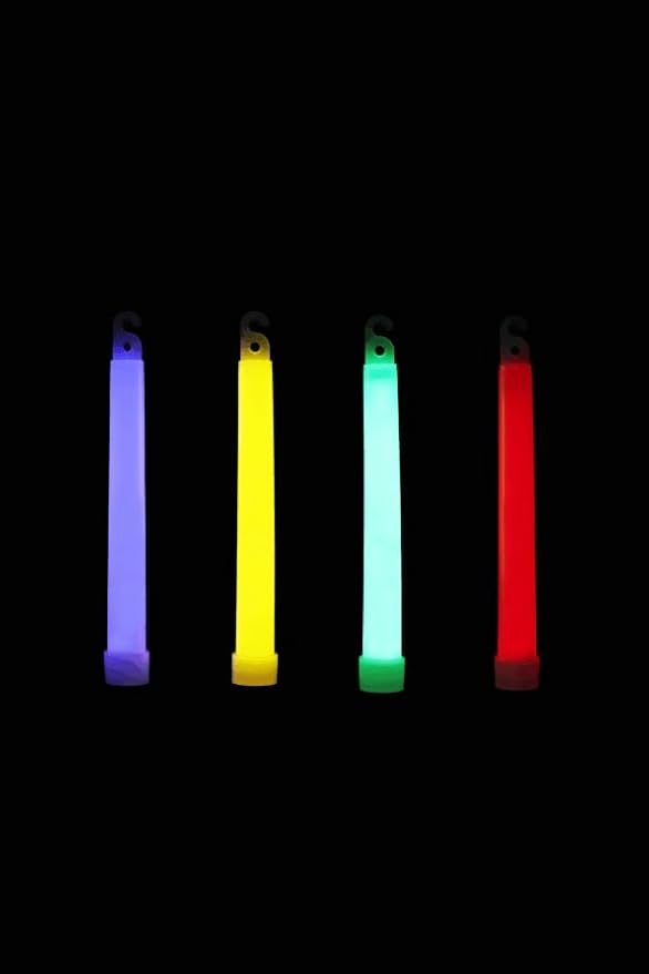 Pack of 72 Glow Sticks 15cm with Lanyards – Assorted Neon Colours – Party Bag Fillers, Camping, Raves, Festivals & Glow in the Dark Fun for Kids & Adults