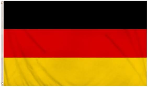 labreeze Germany Flag 5ft x 3ft – Black Red Gold Tricolour Polyester Flag with Metal Eyelets - Labreeze Ltd