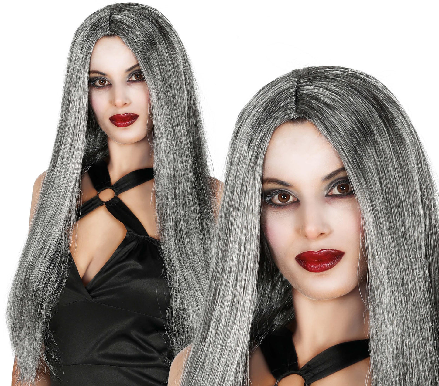STRAIGHT GREY WIG