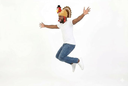 labreeze Turkey Hat for Adults – Novelty Fancy Dress Costume Accessory for Parties & Events