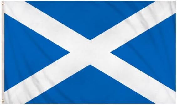 labreeze Scotland St Andrew’s Saltire Flag 5ft x 3ft – Blue & White Scottish Polyester Flag - Labreeze Ltd