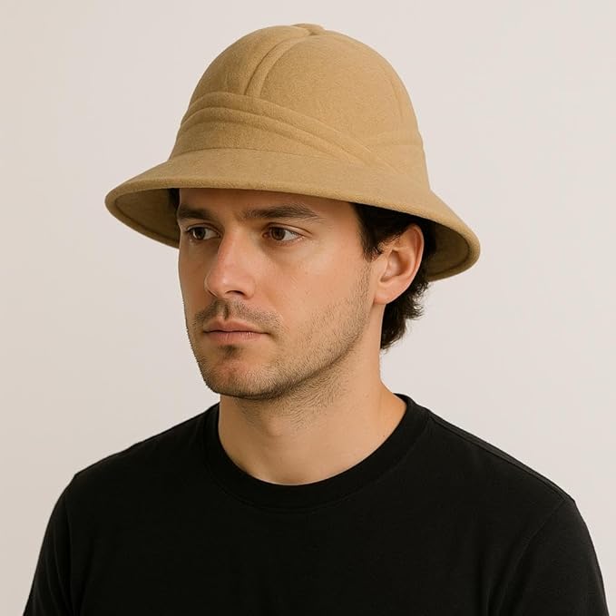 labreeze Jungle Safari Hat Set for Couples – 2 Pack Adult Explorer Hats Khaki Fancy Dress Accessory for Jungle Theme Party, Halloween, Role Play, Zoo Adventure - Labreeze Ltd