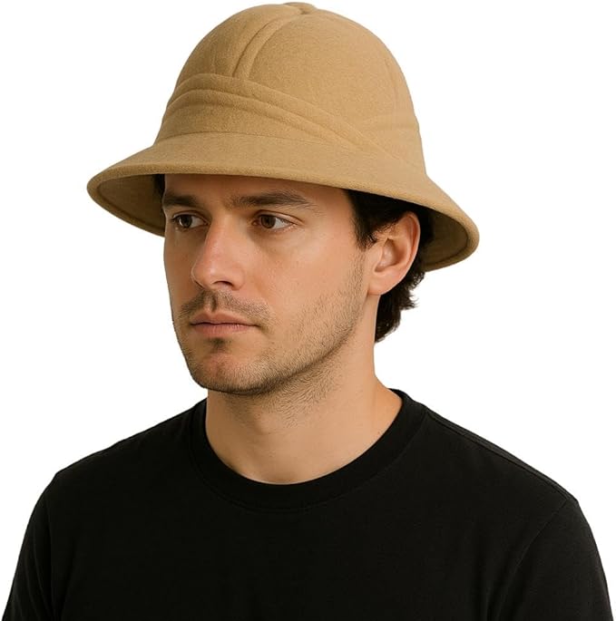 labreeze Jungle Safari Hat Set for Couples – 2 Pack Adult Explorer Hats Khaki Fancy Dress Accessory for Jungle Theme Party, Halloween, Role Play, Zoo Adventure - Labreeze Ltd