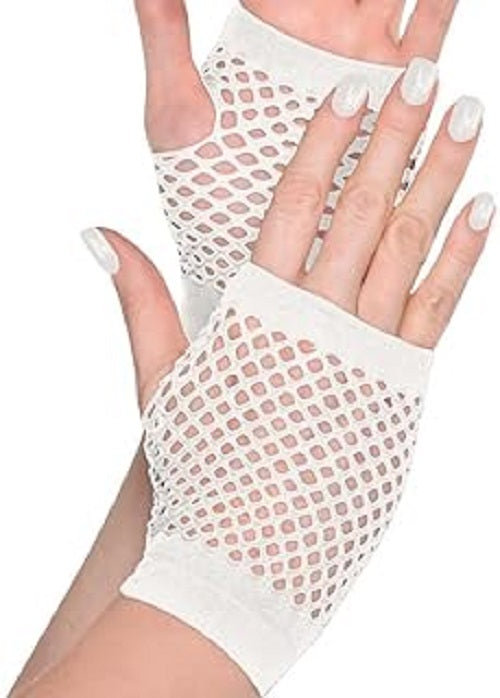 Fingerless Short Fishnet Gloves - Edgy Elegance for a Statement Look