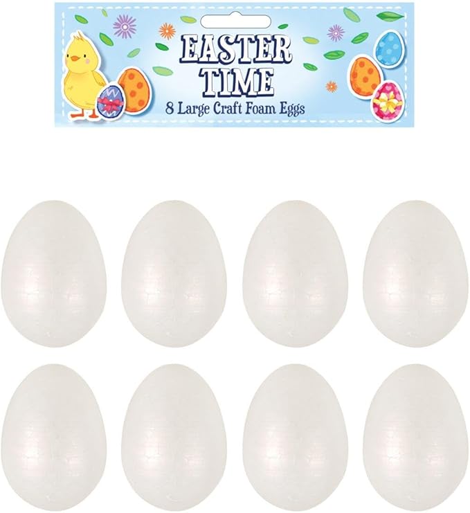 labreeze Children’s Bonnet Hat – DIY Craft Kit with 4 Carrots, Green Paper Rope, 8 Foam Eggs & 8 Glitter Eggs – Kids’ Fancy Dress Hat for Parades & School Competition