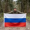 labreeze Russia Flag 5ft x 3ft – White Blue Red Tricolour Polyester Flag with Metal Eyelets - Labreeze Ltd